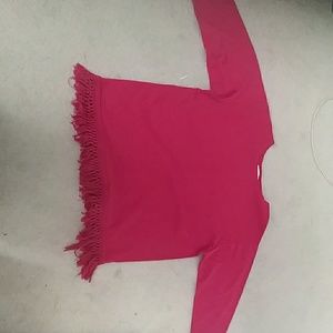 Red long sleeve shirt